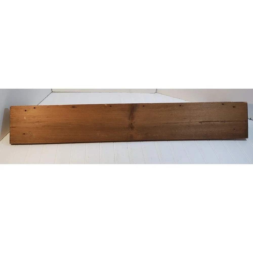 Vintage Heart Cutouts Wood Wall Shelf 35